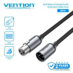 Vention Kabel Microphone XLR Male to Female Mixer Amplifier Audio Studio HiFi Sound