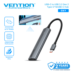 Vention USB Type C Hub 5in1 10Gbps Super Speed OTG Support 4 Port USB 3.2 Gen 2